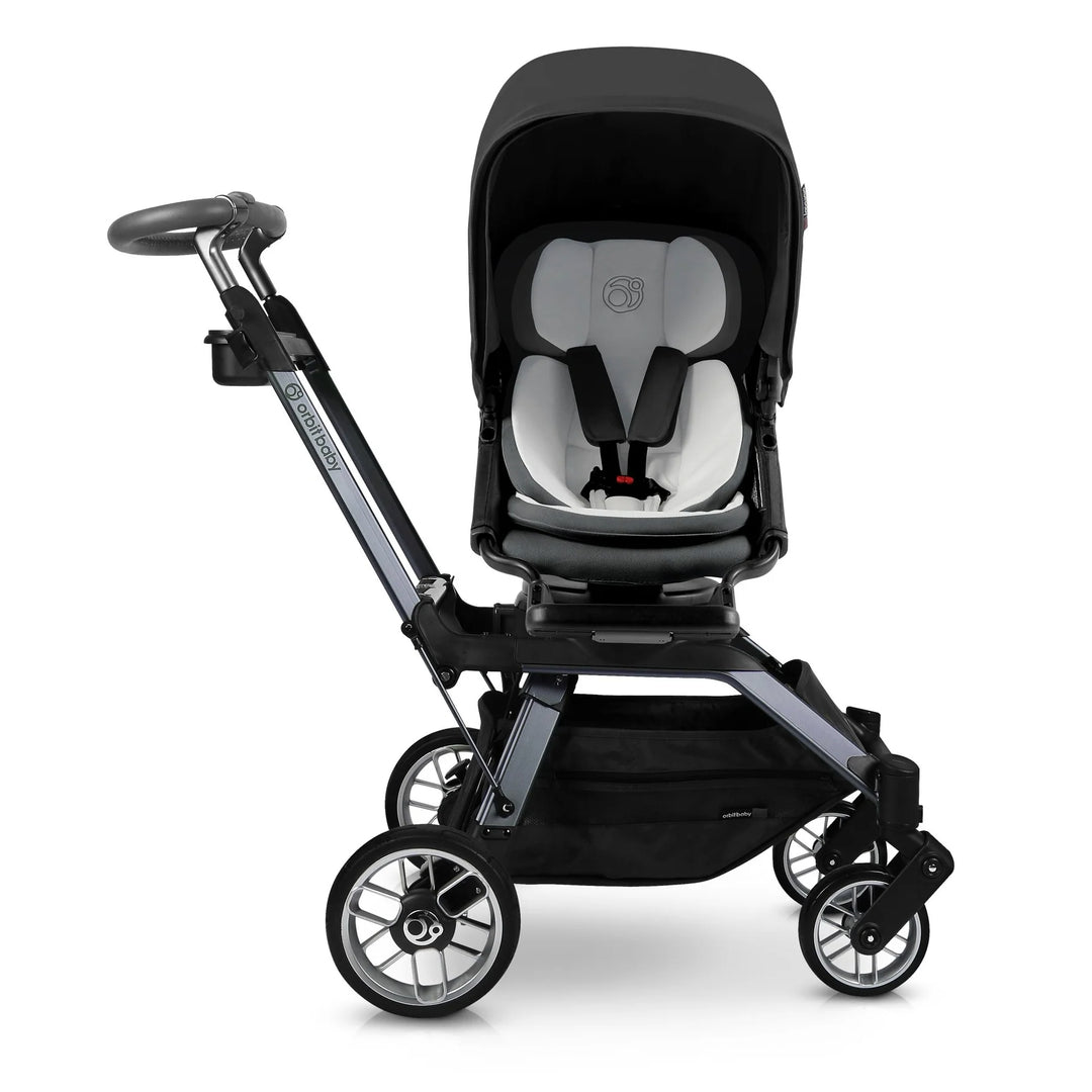 G5 Stroller - Black Seat with Titanium Silver Frame