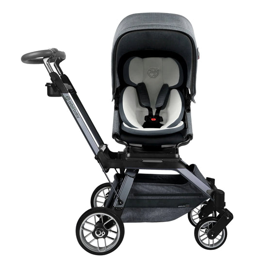 G5 Stroller - Mélange Grey Seat with Titanium Silver Frame