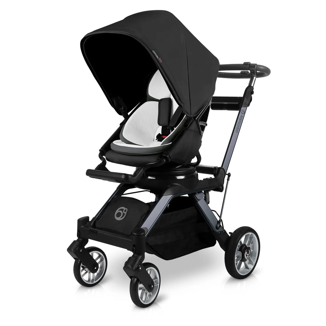 G5 Stroller - Black Seat with Titanium Silver Frame
