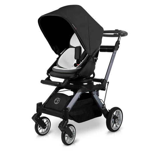 G5 Stroller - Black Seat with Titanium Silver Frame