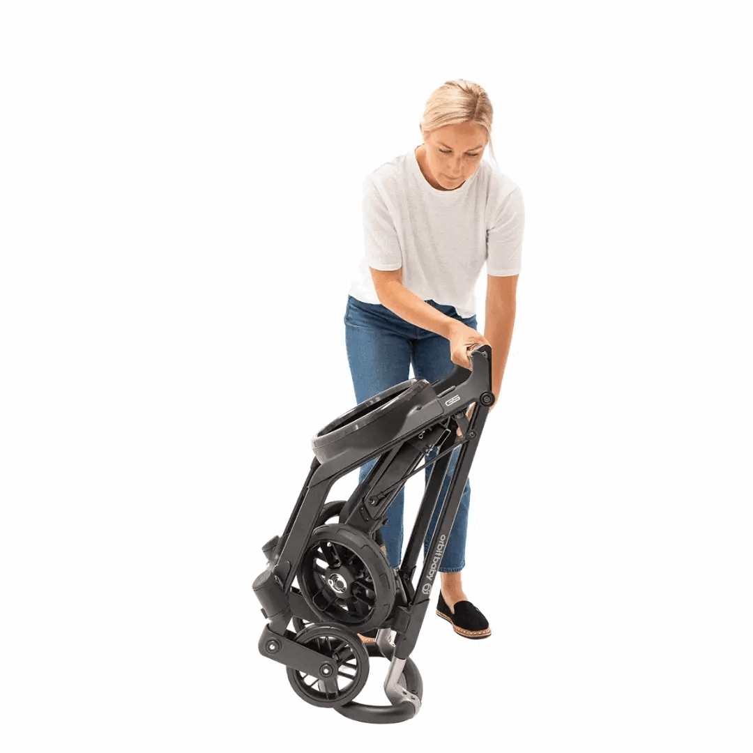 G5 Stroller - Mélange Gray Seat With Black Frame