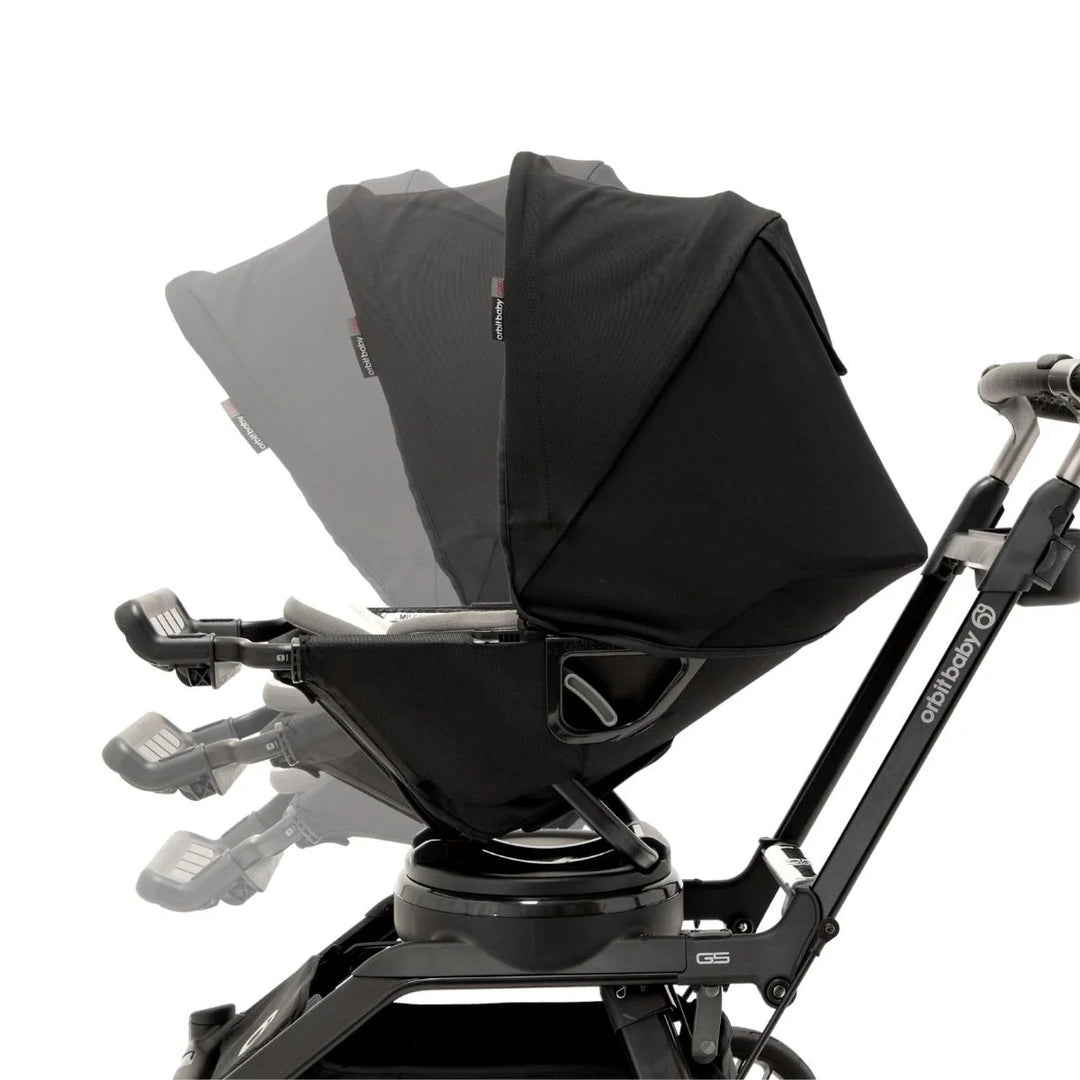 G5 Stroller - Mélange Gray Seat With Black Frame