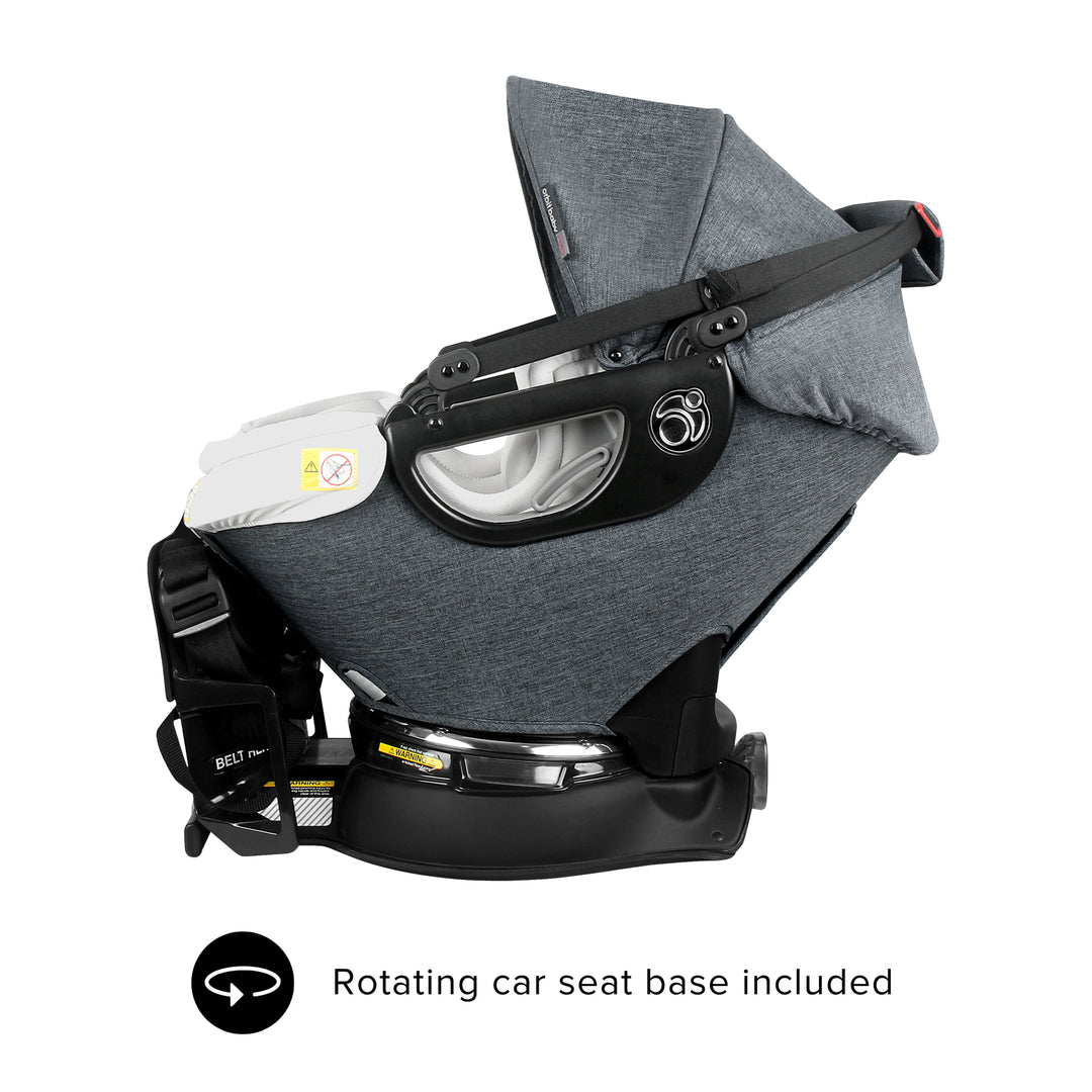 Stroll, Lounge, & Ride Travel System - Mélange Grey