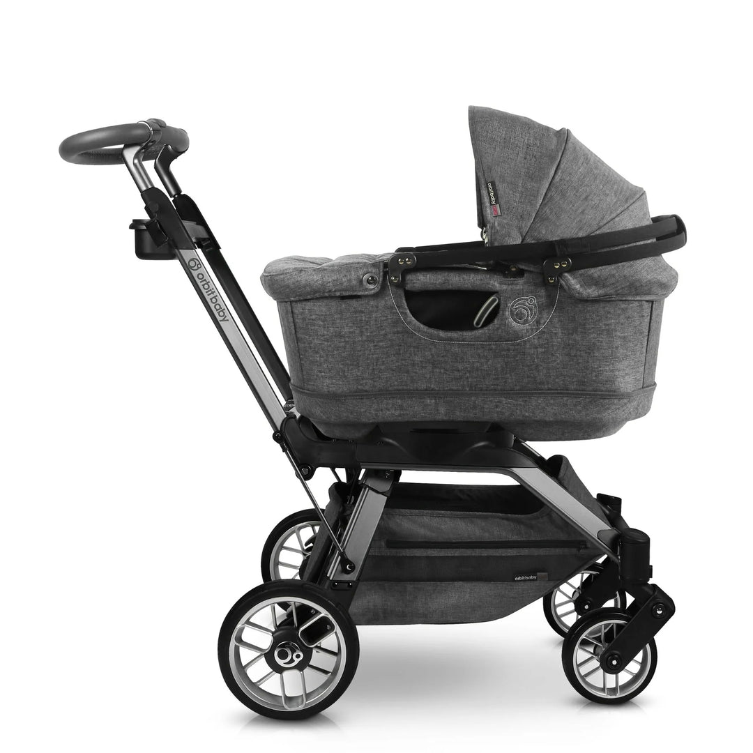 Stroll, Lounge, & Ride Travel System - Melange Grey
