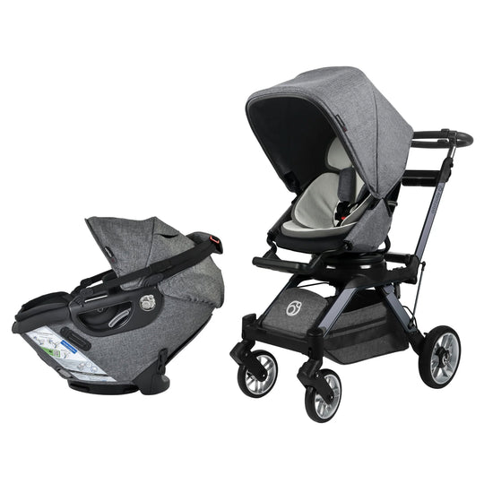 Stroll & Ride Travel System - Melange Grey